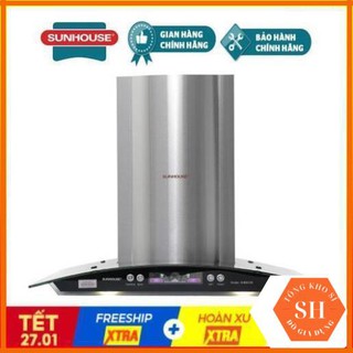 Máy hút mùi kính cong SUNHOUSE SHB6626 Hàng chính hãng