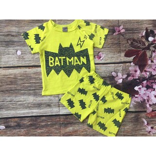 Bộ cotton co giãn 4 chiều cho bé trai