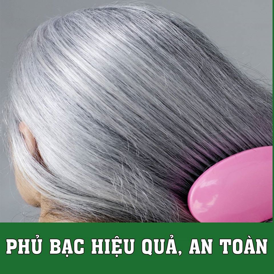 Bột Lá Nhuộm Tóc OGATIC - Nhuộm phủ bạc tóc OGATIC - Hàng Chính Hãng - Từ thảo dược Lá móng - Lá chàm (Hộp 50g)