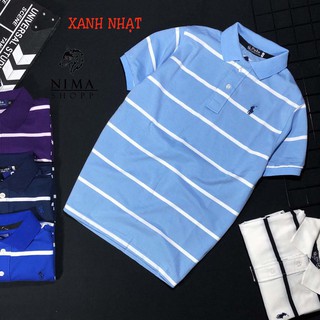 Áo thun polo nam sọc ngang cao cấp NMP023