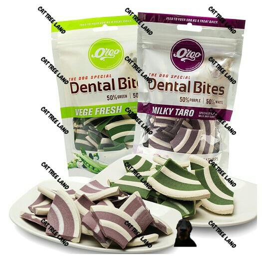 XƯƠNG THƯỞNG ORGO DENTAL BITES CHO CHÓ GẶM SẠCH RĂNG 125G (SNACK CHÓ) - THỨC ĂN CHÓ DINH DƯỠNG