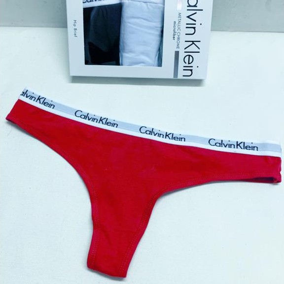 Calvin Klein Áo Ngực Thể Thao Không Đường May Kèm Quần Lót Lọt Khe Quyến Rũ Cho Nữ