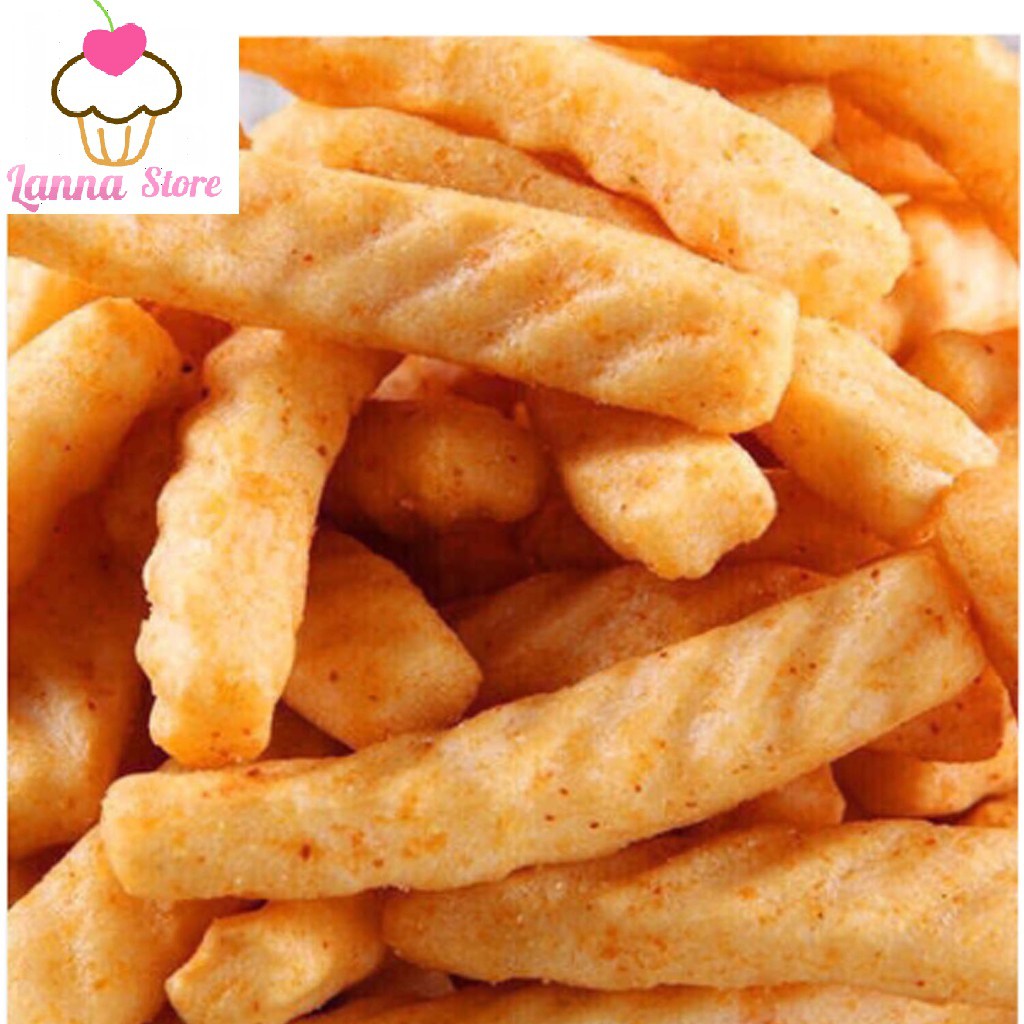 [Đủ 4 vị] Snack tôm Thái Lan HANAMI lon tôm đỏ vị truyền thống - Thái Lan