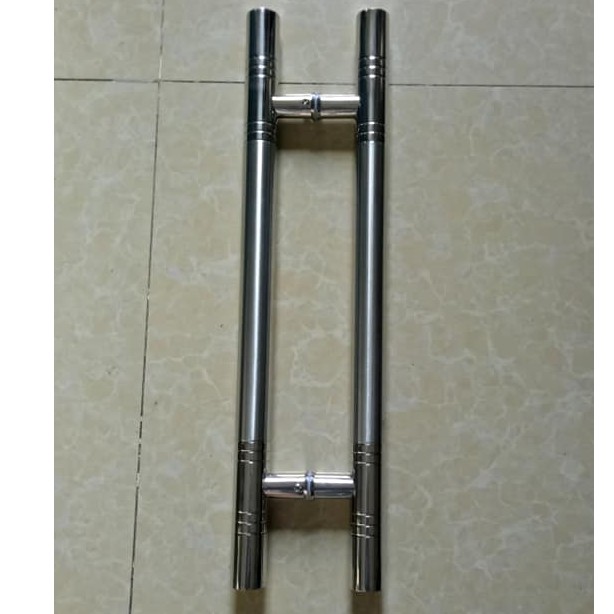 Tay kéo cửa, Tay nắm cửa kính dài 60cm tâm lỗ 40