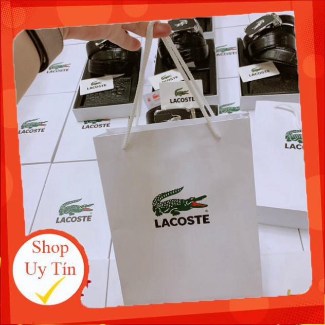 Combo thắt lưng ví lacoste ⚡️𝐅𝐑𝐄𝐄 𝐒𝐇𝐈𝐏⚡️ thắt lưng nam , ví da nam cao cấp