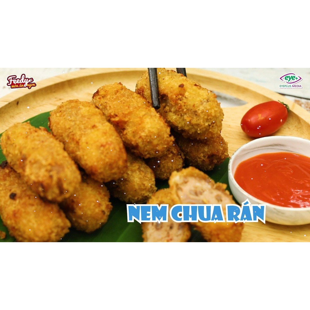 nem chua rán hộp 500gr