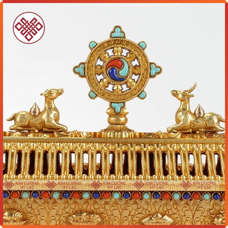 Lư Xông Trầm Bát Cát Tường Mật Tông [Kim Cương Hỷ Lạc] Đồng