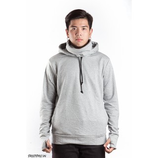 Hoodie Ninja xỏ ngón - Xám-HNJXN-XAM
