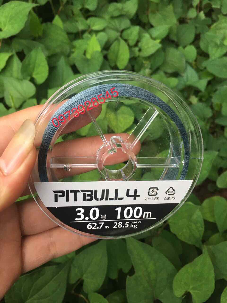 Dù câu cá Shimano Pitbull 4 , dây câu cá cuộn 100m - Shop Đạt Nụ