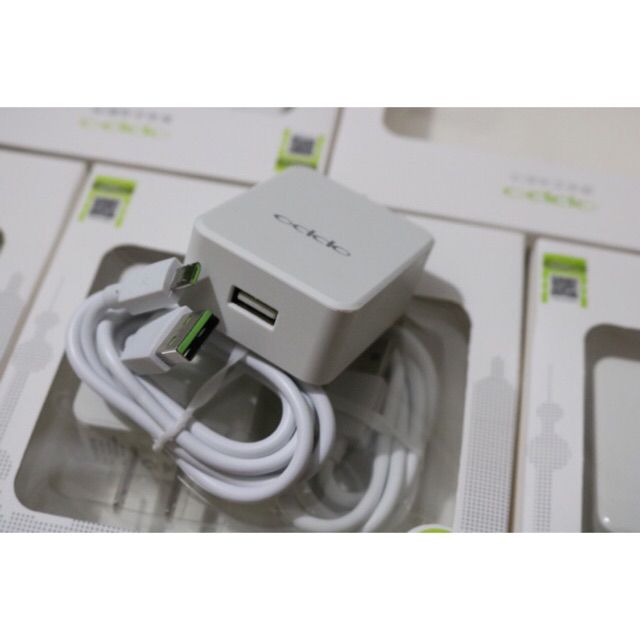 Bộ sạc củ + dây sạc nhanh cho Oppo chân Micro - Bảo hành 3 tháng