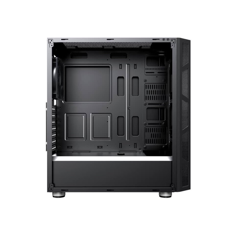 Vỏ Case Gaming Xtech F1 đen và F2 trắng - 2 mặt kính cường lực trong