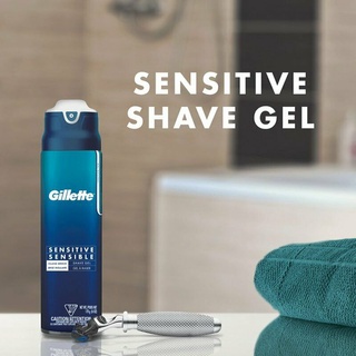 Gel Cạo Râu Gillette Sensitive Sensible Chai 170g