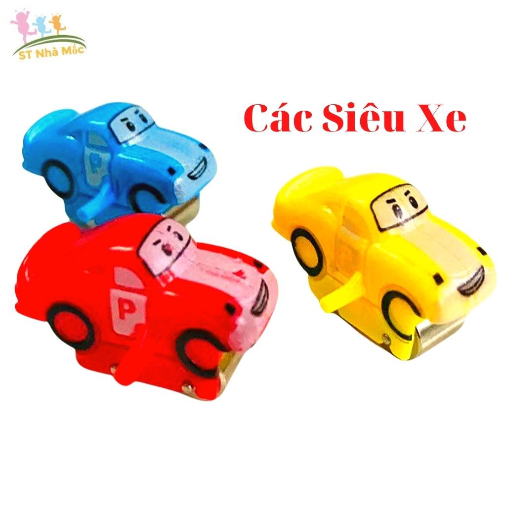 Đồ Chơi Đua Xe Robocar Poli - Bộ Mô hình Đường Đua Ô Tô Leo Thang, Bậc Thang - Cầu Trượt Vui Nhộn- ALOKIDS TB