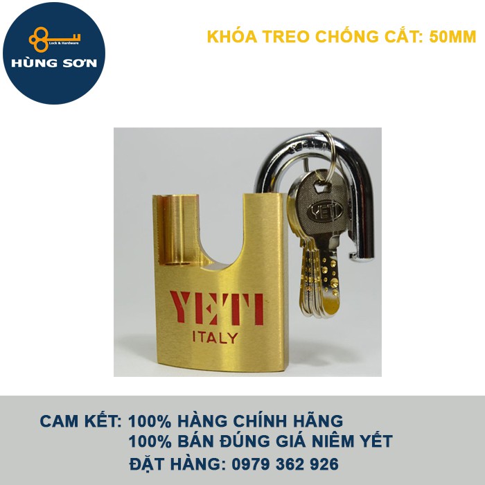 KHÓA TREO ĐỒNG CHỐNG CẮT YETI 60MM