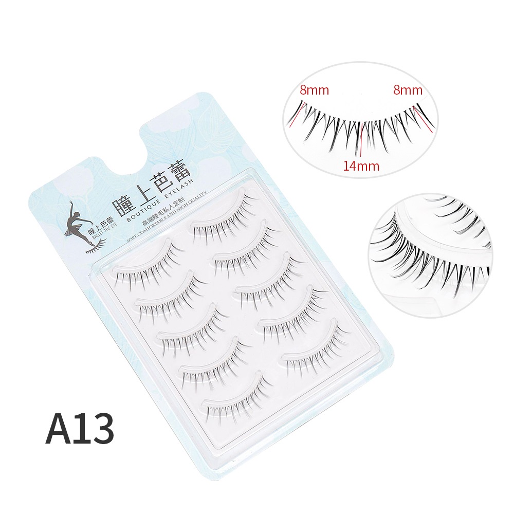 Set 5 cặp lông mi giả 3D FOREVERLILY mềm mịn được làm thủ công