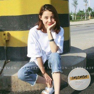 ÁO THUN TRƠN TAY LỠ OVERSIZE - UNISEX