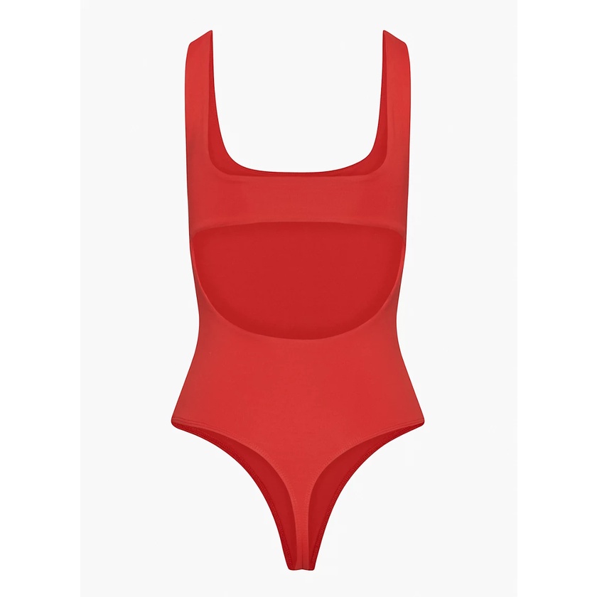 Áo bodysuit khoét lưng cut out Babaton Contour 81866