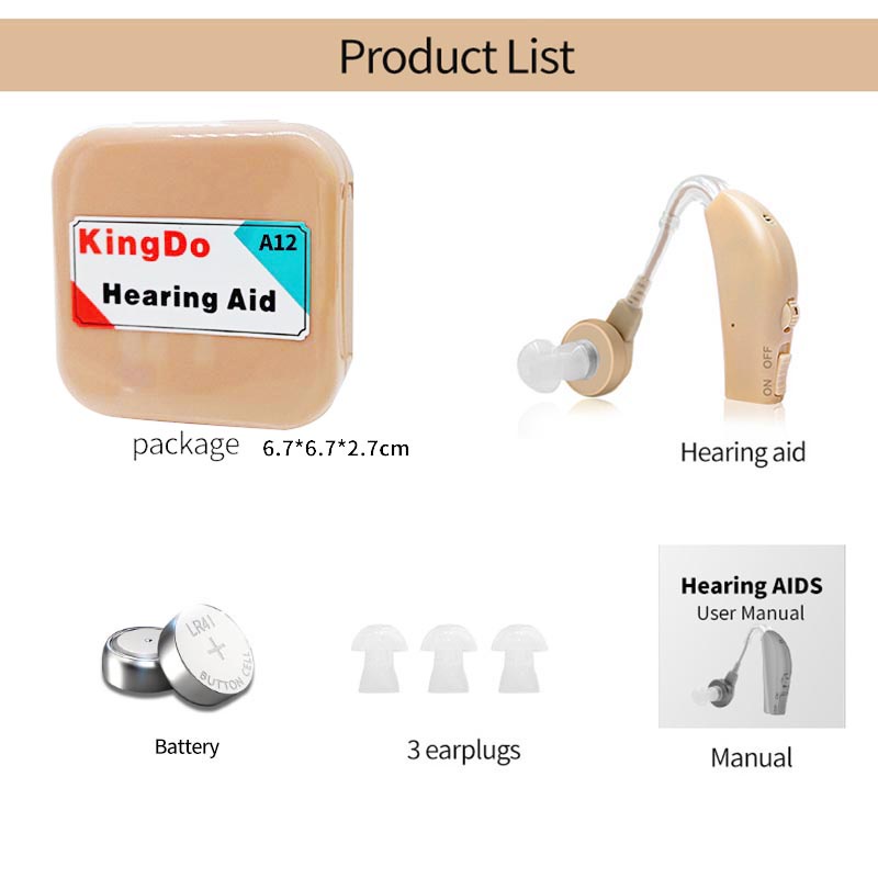 Máy Trợ Thính Cho Người Già  Tai Nghe Trợ Thính Không Dây, Máy Trợ Thính, Lọc Tiếng Ồn Tạp Âm, Xoay 360 Độ