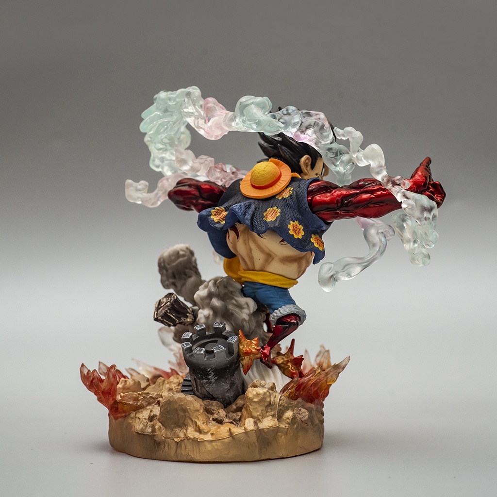 Mô hình One Piece Luffy Gear 4 Bounce Man LF04 cao 16cm mô hình One Piece Figure Luffy băng Mũ Rơm Haki Shop