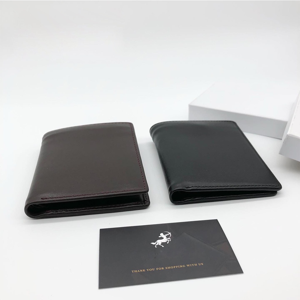 Ví nam da bò nguyên tấm dáng đứng thương hiệu N&amp;L Leather độ bền trên 6 năm