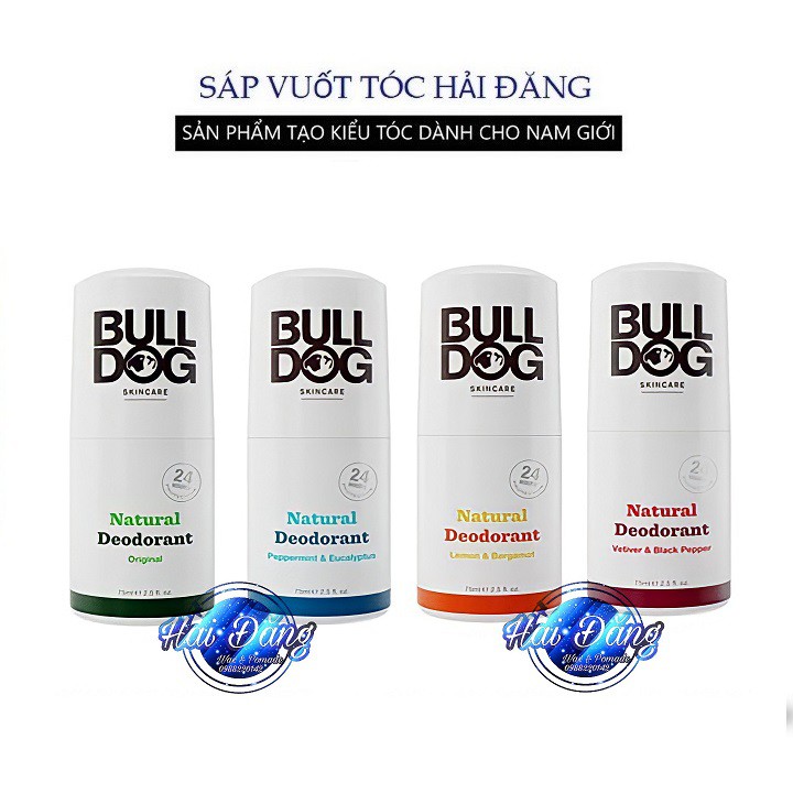 [Chính hãng UK] Lăn khử mùi Bulldog Natural Deodorant - 75ml