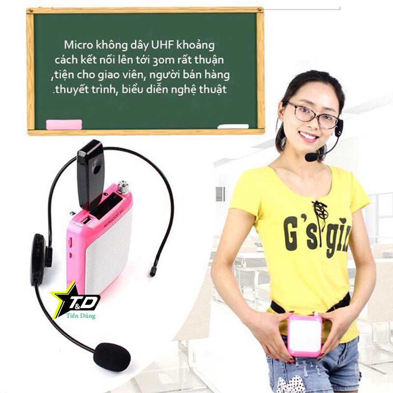 [Mã ELHACE giảm 4% đơn 300K] Mic trợ giảng không dây Newgood P11 chạy sóng UHF phù hợp tất cả dòng máy hỗ trợ mic