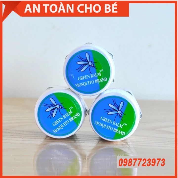 Dầu Cù Là Trị Muỗi Đốt Thái Lan Mosquito Brand Green Balm