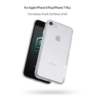 [TẶNG CƯỜNG LỰC] ỐP LƯNG IPHONE 8 PLUS/7 PLUS NILLKIN SILICON CHÍNH HÃNG
