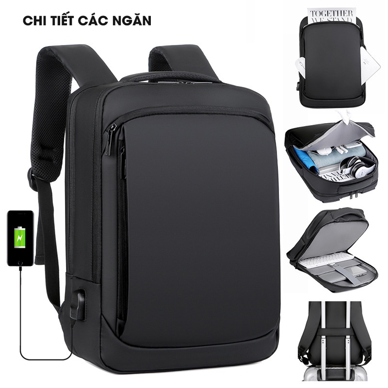 Balo công sở nam nữ, balo dành cho người đi làm, đựng laptop 14 inch, 15,6 inch chống sốc, chống nước, hàng cao cấp