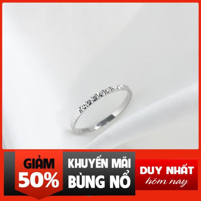 Nhẫn Bạc Blue Peach Y20 Circle NT2033