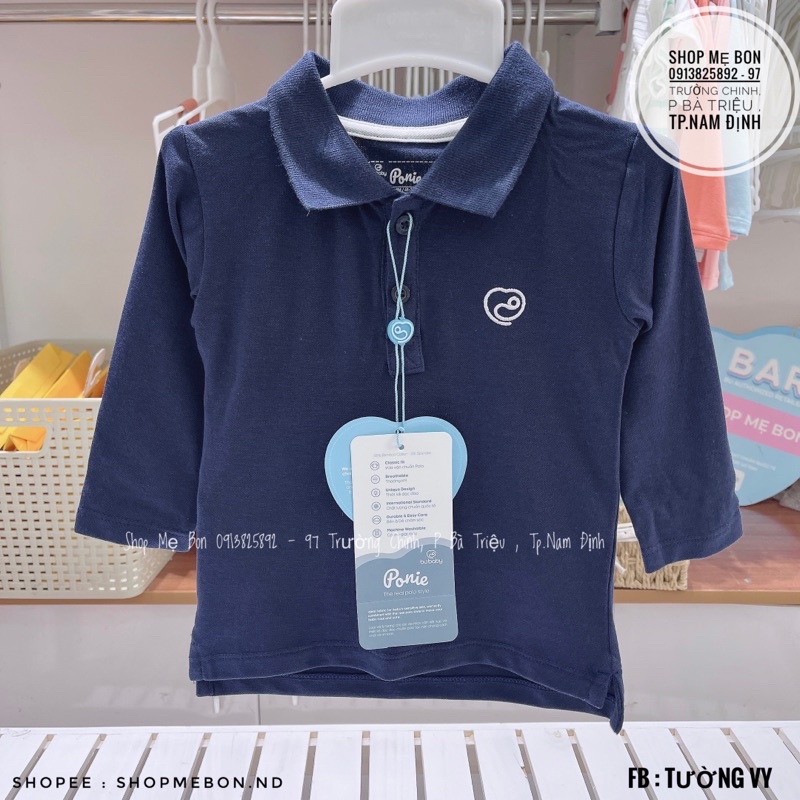 Áo dài tay Bu Polo Ponie cho bé trai bé gái