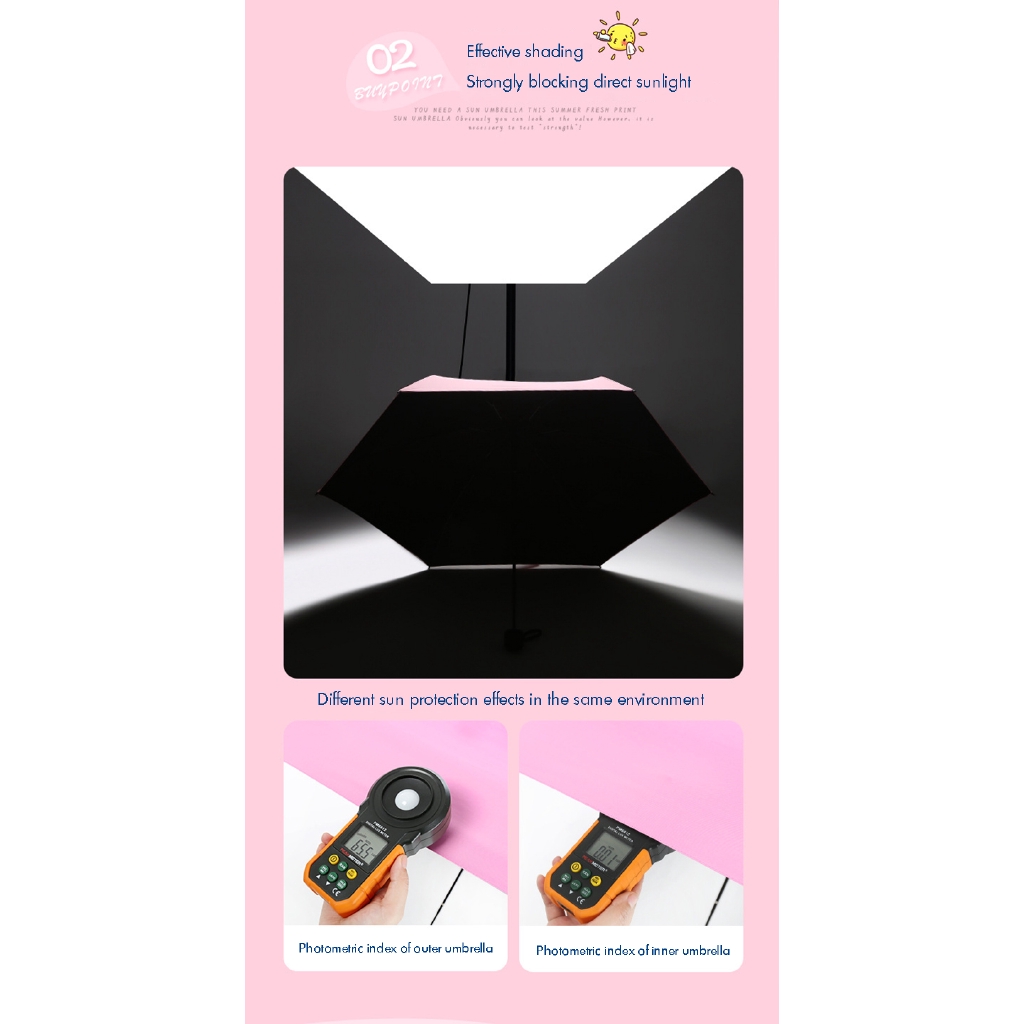 Ô dù mini gấp gọn bỏ túi siêu nhẹ dùng đi du lịch