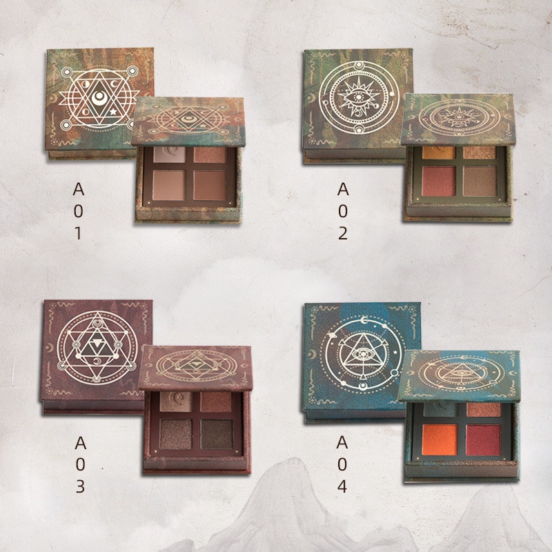 Bảng Phấn Mắt TOORUNE 4 ô siêu đẹp_HÀNG HOT