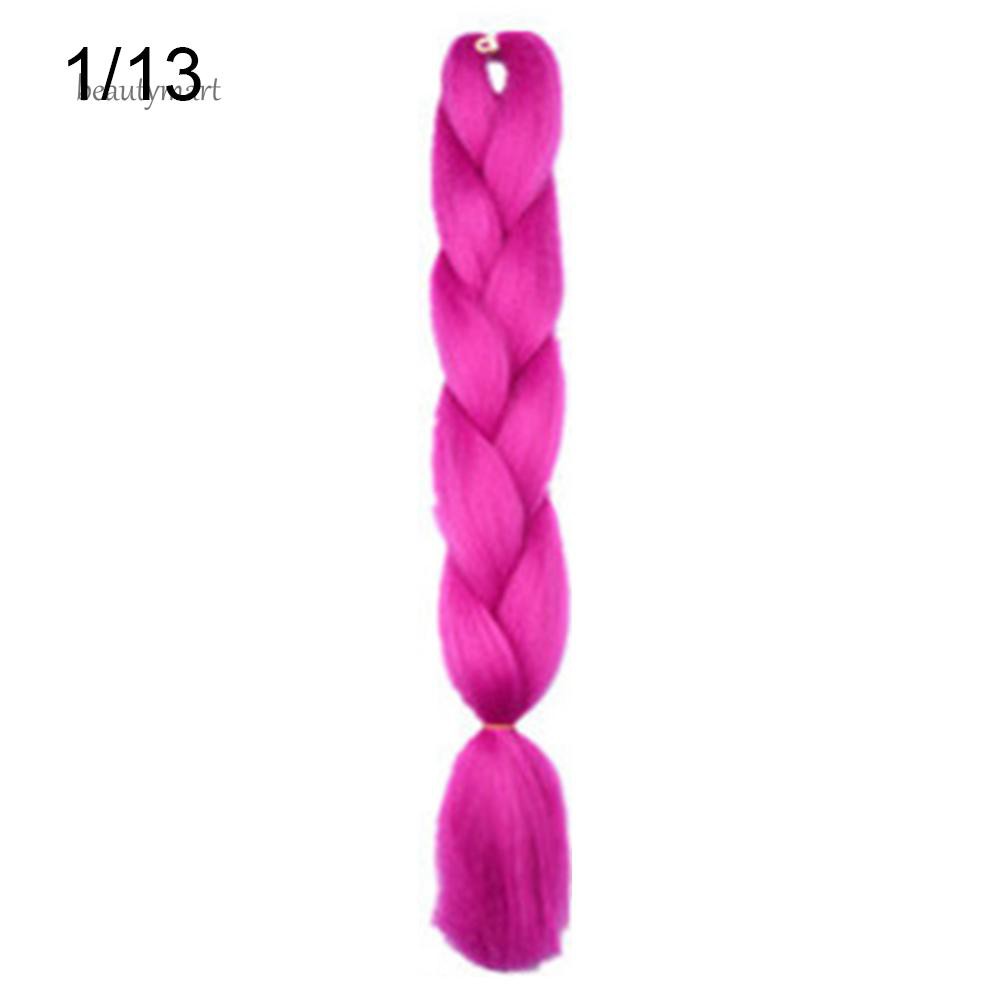 [Hàng mới về] Tóc giả nối dài dạng sợi tổng hợp nhuộm màu Ombre