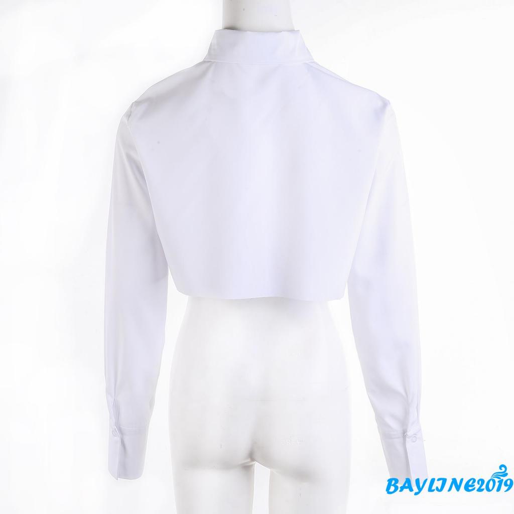 Áo Croptop Màu Sắc Đơn Giản Thời Trang Dành Cho Nữ