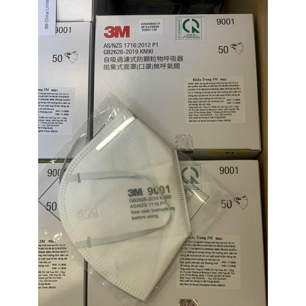 SIÊU HOT - COMBO 10 KHẨU TRANG BẢO HỘ 3M 9001 - SIÊU HOT