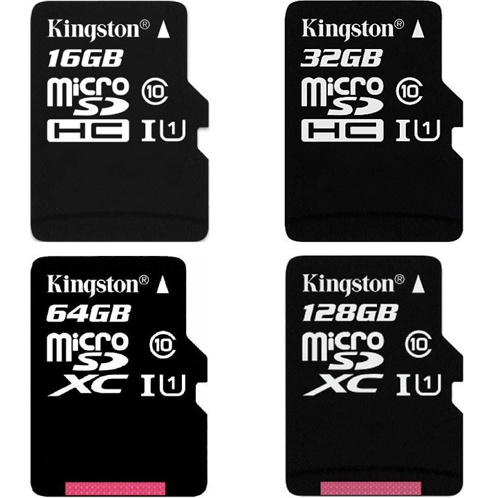 Dung lượng 128GB/64GB/32GB/16GB – Thẻ nhớ Kingston chính hãng – Kingston MicroSD Class10 – Bảo hành 5 năm – Kèm Adapter