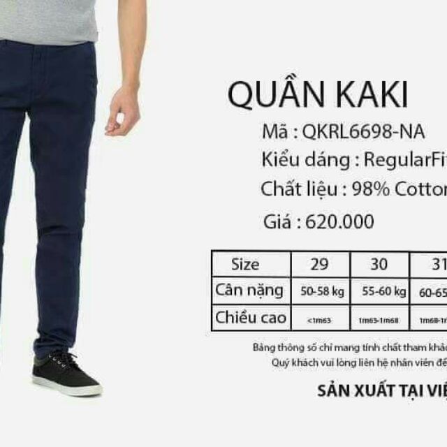 Quần Kaki Owen chuẩn hãng