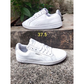 giày Puma trắng đen real size trên hình 2hand