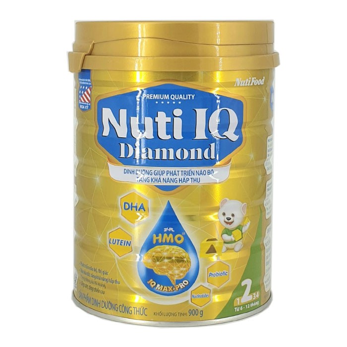 Sữa NUTI IQ Diamond số 2 Lon 900gr