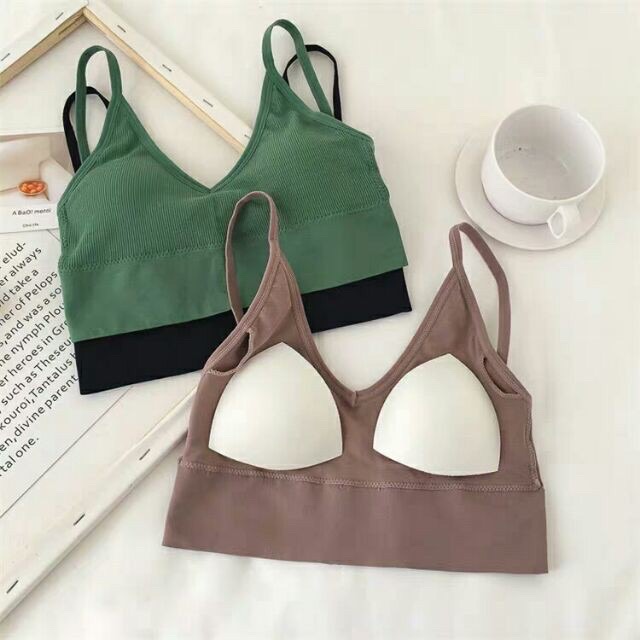 Áo Lót Nữ 🍓FREESIZE🍓 Áo Bra Nữ chữ U hở lưng 2 dây không gọng nâng ngực gợi cảm M13 | BigBuy360 - bigbuy360.vn