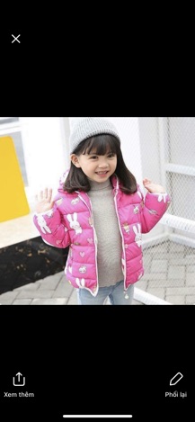 combo 2 áo phao cho bé gái