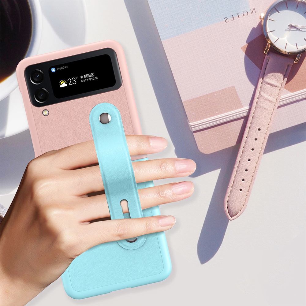 Bao Da Điện Thoại Siêu Mỏng Thời Trang Cho samsung galaxy z flip 4 5 5g flip5 Ốp