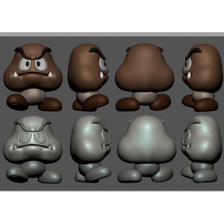 File in 3D mô hình Battle Axe Bowsette - Games