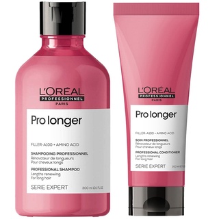 Dầu gội + Dầu xả L'Oreal Professionnel Serie Expert Pro Longer làm dày và chắc khỏe cho mái tóc dài bị mỏng
