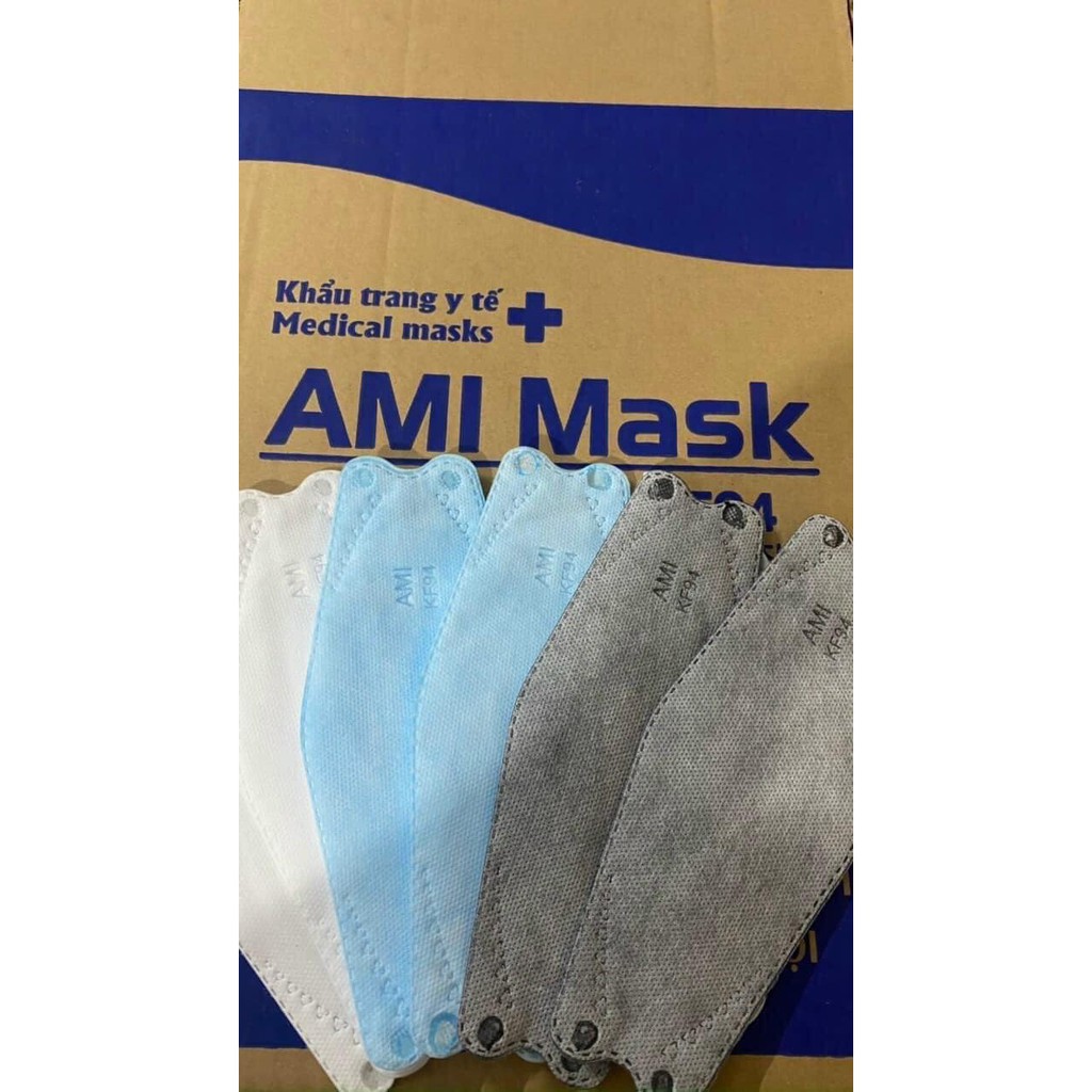 Thùng Khẩu Trang 4D MASK KF94 Công Nghệ Dập Hàn Quốc ( 60 Gói 300 chiếc ) CT Mask , Ami Mask , DC mask , Quyền Anh Mask