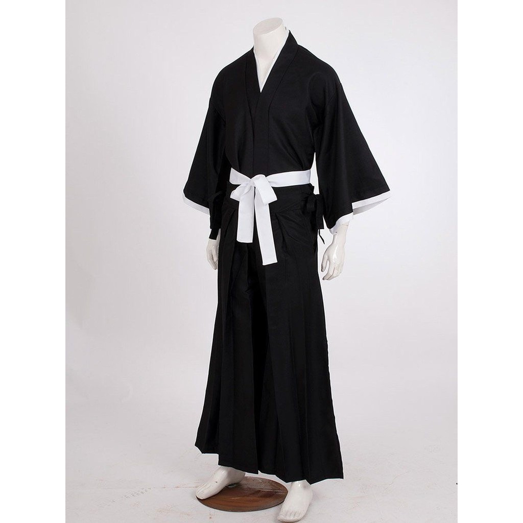 Trang Phục Hóa Trang Bleach Kurosaki Ichigo Cosplay Cho Nam Nữ Truyền Thống Nhật Bản Kimono Dành Cho Người Lớn