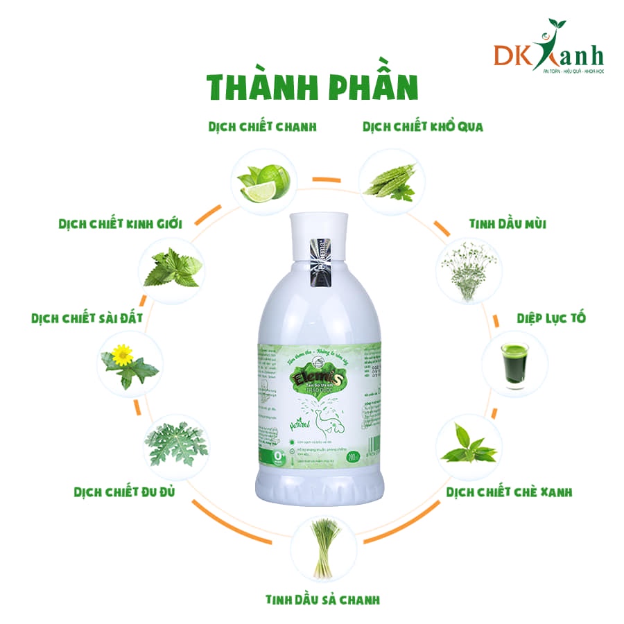Nước tắm thảo dược Elemis - DK Pharma - Chai 200ml / 500ml