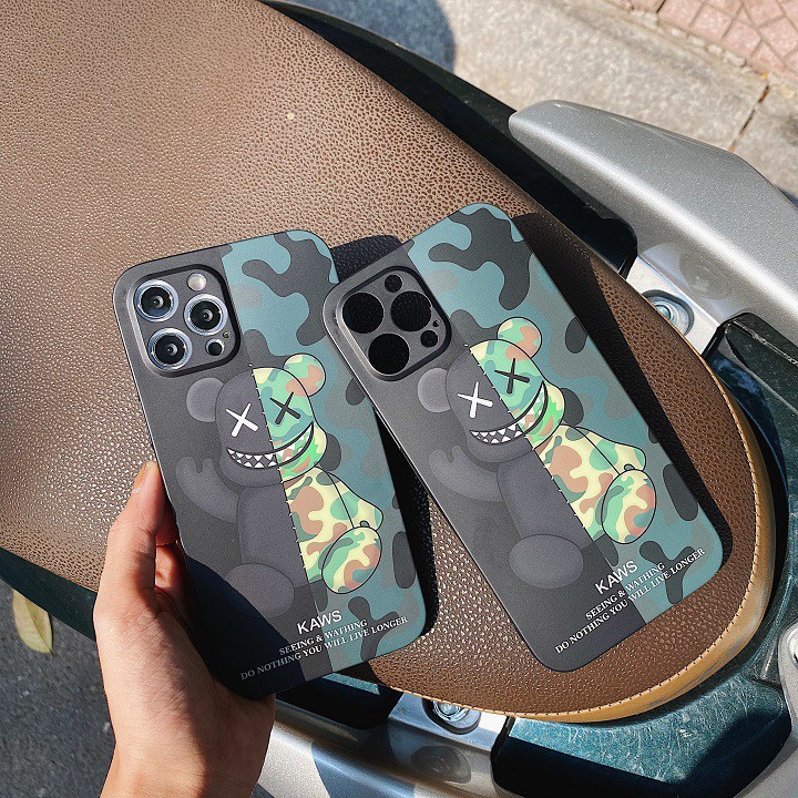Ốp Lưng iPhone - Ốp iPhone Bape Silicon Full Hình Chìm