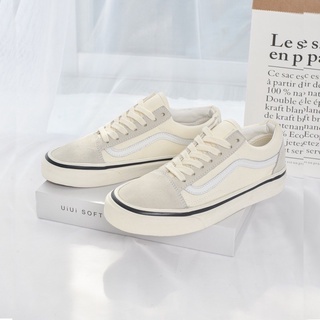Giày vans kem [chính hãng] giày sneaker thấp